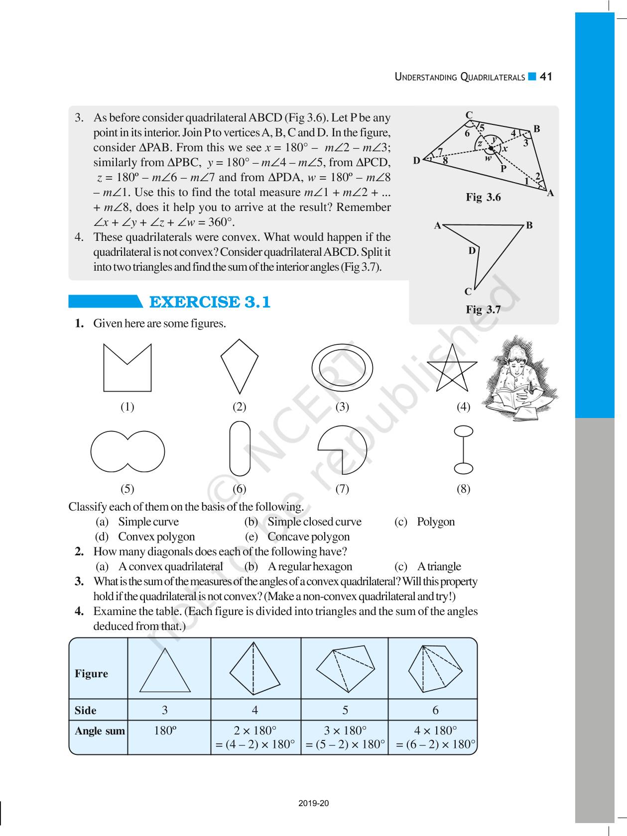 Understanding Quadrilaterals - NCERT Book of Class 8 Mathematics